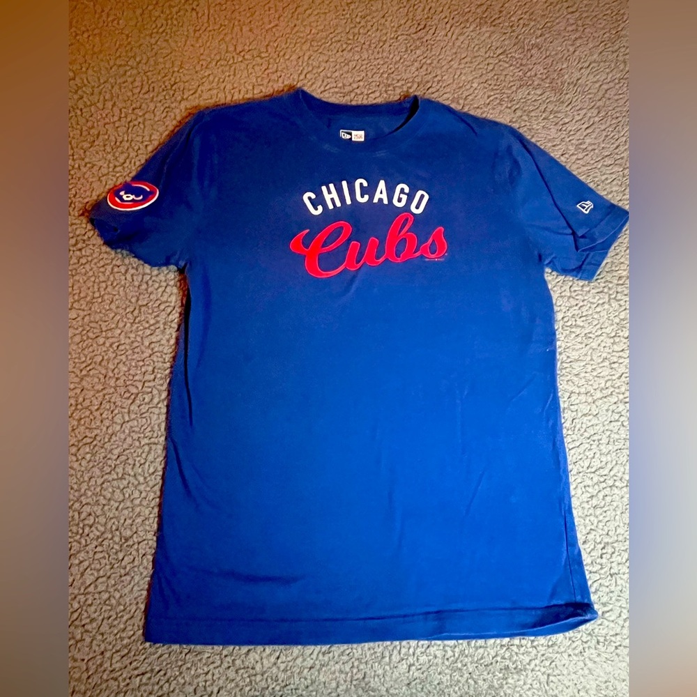 New Era Men's (Unisex) MLB Chicago Cubs T-Shirt - Size Medium